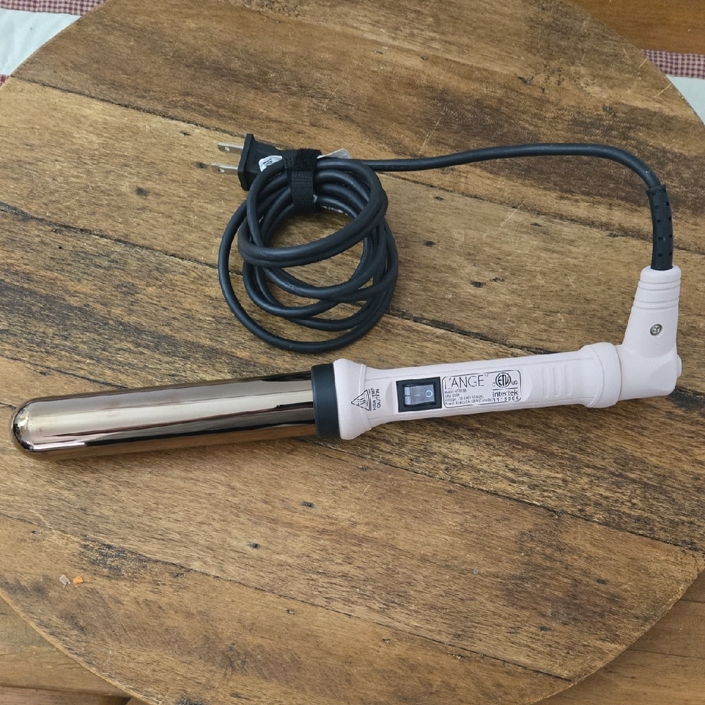 Lange White Curling Wand